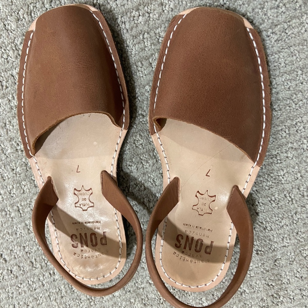 Women’s Brown Leather Sandals